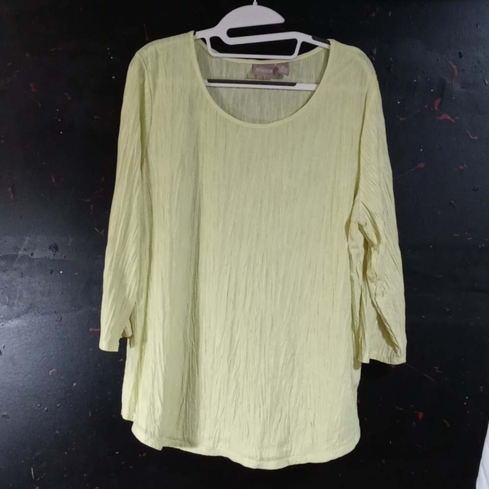 Translucent Yellow Shirt - image 1